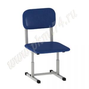 Стул Малыш регулируемый мягкий серый МТ 17-222 к-з Синий