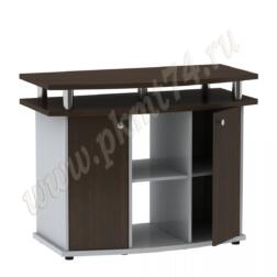 Тумба под аквариум пристенная МТ 29-12 Алюминий-Венге