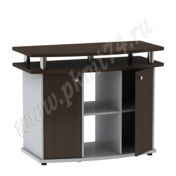 Тумба под аквариум пристенная МТ 29-12 Алюминий-Венге