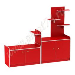Тумба для игрушек МТ 17-49 Красный