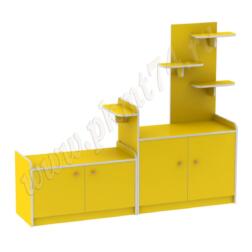 Тумба для игрушек МТ 17-49 Желтый