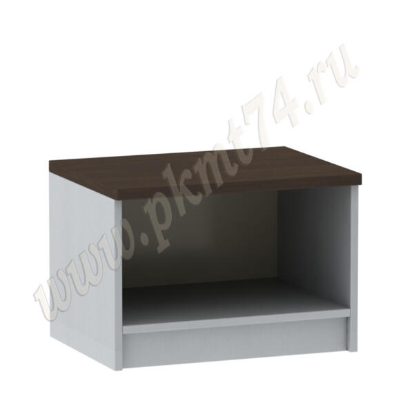 Тумба для спальни открытая МТ 09-14 Алюминий-Венге Тумба для спальни открытая МТ 09-14 Алюминий-Венге