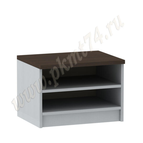 Тумба для спальни с полкой МТ 09-15 Алюминий-Венге