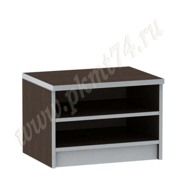 Тумба для спальни с полкой МТ 09-15 Венге-Алюминий