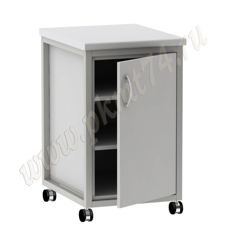 Тумба на металлическом каркасе МТ 24-1 Серая