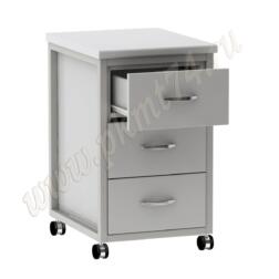 Тумба на металлическом каркасе с тремя ящиками МТ 24-3 Серый