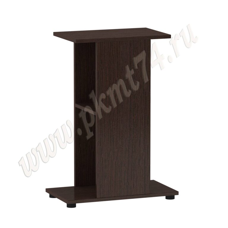 Тумба офисная для небольшого аквариума МТ 29-15 дуб Венге темный