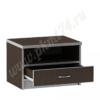 Тумба офисная под оргтехнику МТ 09-16 Венге-Алюминий