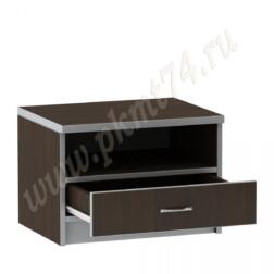 Тумба офисная под оргтехнику МТ 09-16 Венге-Алюминий Тумба офисная под оргтехнику МТ 09-16 Венге-Алюминий