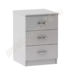 Тумба офисная с тремя ящиками МТ 09-17 серый Тумба офисная с тремя ящиками МТ 09-17 серый