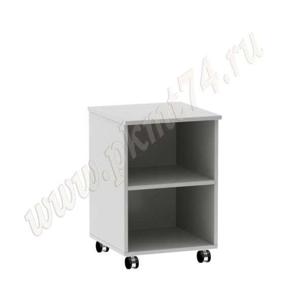 Тумба открытая на колёсах МТ 09-2 Серый
