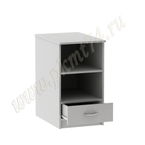 Тумба открытая с ящиком МТ 09-3 Серая