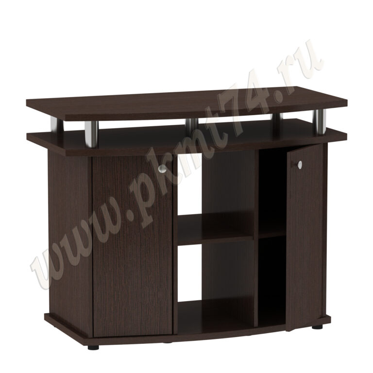 Тумба под аквариум пристенная МТ 29-12 дуб Венге темный