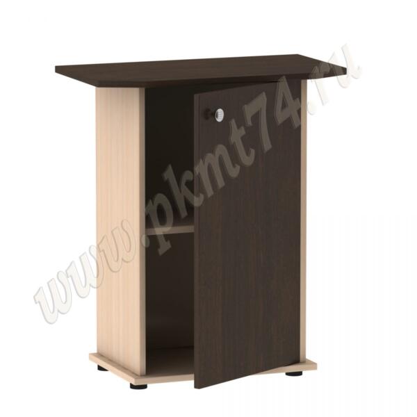 Тумба под аквариум с дверкой 29-14 Молочный-Венге