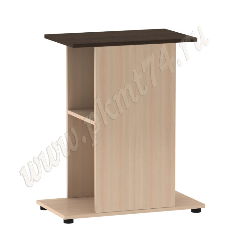 Тумба под средний аквариум МТ 29-16 Молочный-Венге