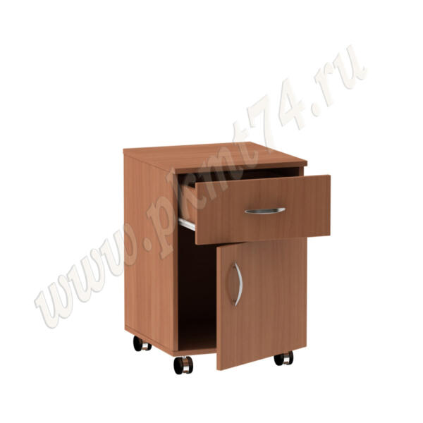 Тумба прикроватная на колесах МТ 09-12 Вишня Оксфорд Тумба прикроватная на колесах МТ 09-12 Вишня Оксфорд