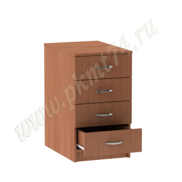 Тумба прикроватная с четырьмя ящиками МТ 09-11 Вишня Оксфорд