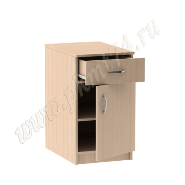 Тумба прикроватная с ящиком и дверкой МТ 09-5 дуб Молочный