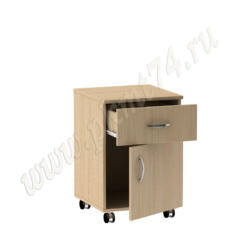 Тумба с дверкой и ящиком МТ 09-12 Клён