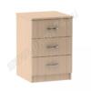 Тумба стационарная с тремя ящиками МТ 09-17 дуб Молочный