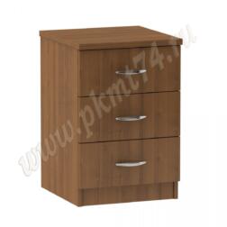 Тумба офисная с тремя ящиками МТ 09-17 Орех Тумба офисная с тремя ящиками МТ 09-17 Орех