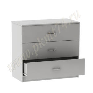 Тумба универсальная с ящиками МТ 10-9 Серый Тумба универсальная с ящиками МТ 10-9 Серый