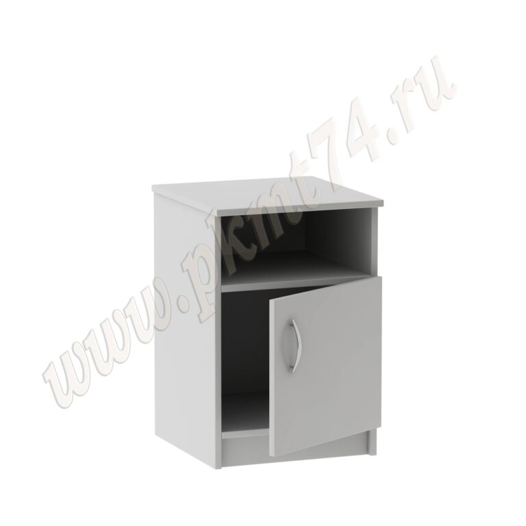 Тумба стационарная с нишей и дверкой МТ 09-6 Серый