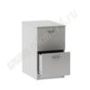 Тумба стационарная с двумя ящиками МТ 09-9 Серый
