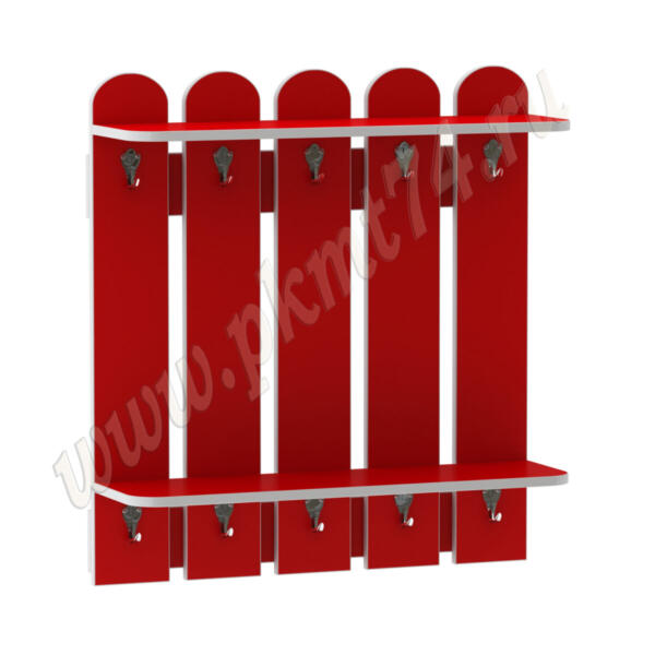 Вешалка детская МТ 17-19 Красный Вешалка детская МТ 17-19 Красный