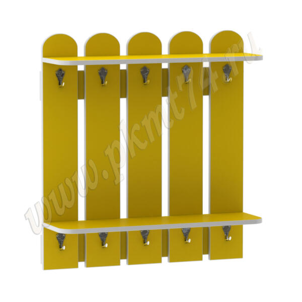 Вешалка детская МТ 17-19 Желтый Вешалка детская МТ 17-19 Желтый