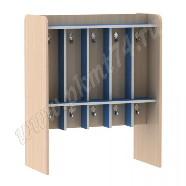 Вешалка детская напольная для полотенец МТ 17-20 Дуб Молочный-Голубой