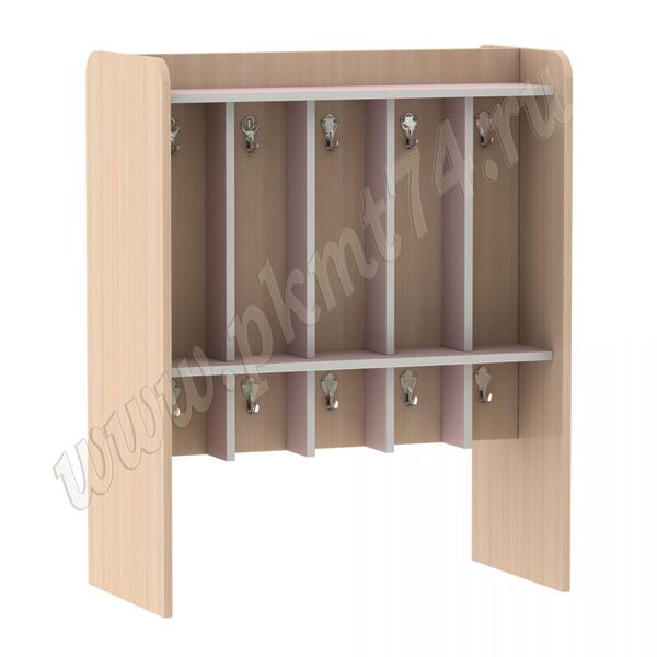 Вешалка детская напольная для полотенец МТ 17-20 Дуб Молочный-Ирис