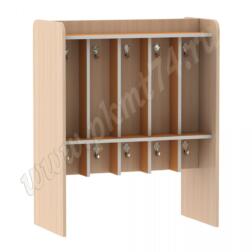 Вешалка детская напольная для полотенец МТ 17-20 Дуб Молочный-Оранжевый