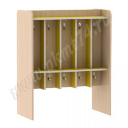 Вешалка детская напольная для полотенец МТ 17-20 Дуб Молочный-Жёлтый