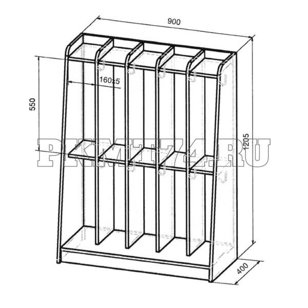 Вешалка для полотенец напольная большая МТ 17-88