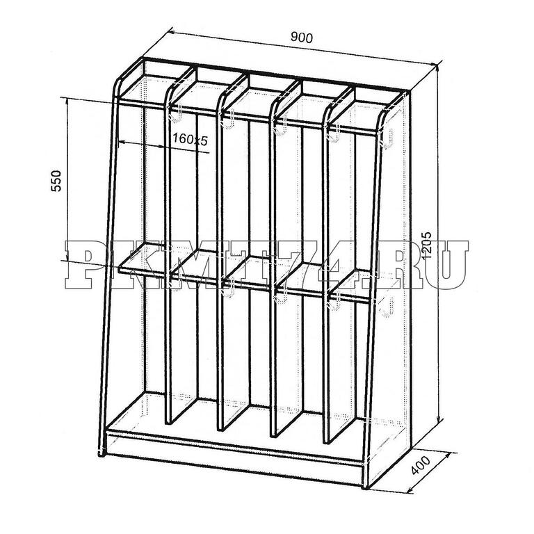 Вешалка для полотенец напольная большая МТ 17-88