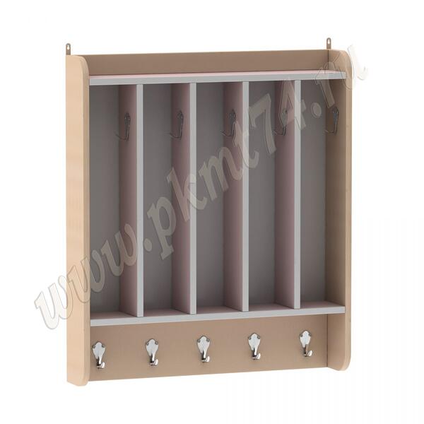 Вешалка для полотенец настенная МТ 17-90 Дуб Молочный-Ирис