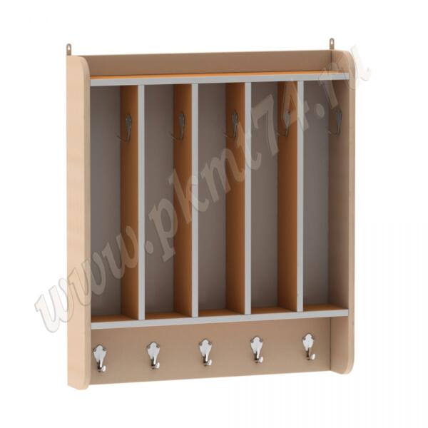 Вешалка для полотенец настенная МТ 17-90 Дуб Молочный-Оранжевый