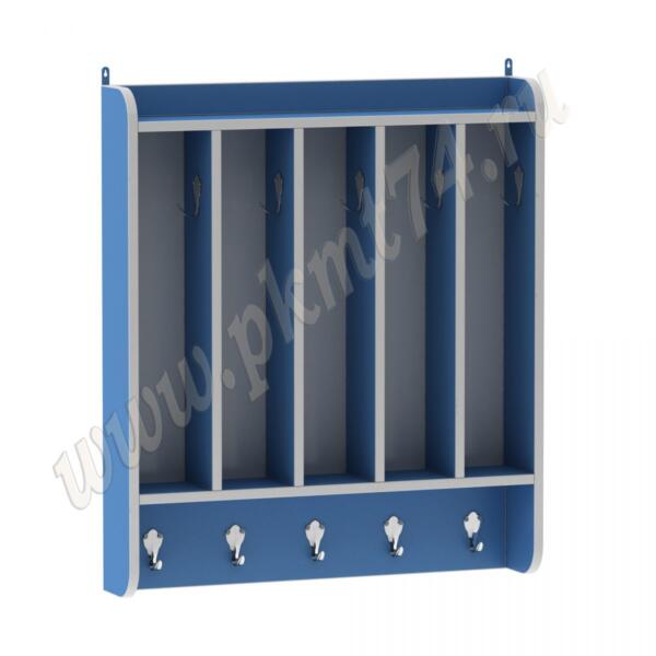 Вешалка для полотенец настенная МТ 17-90 Голубой