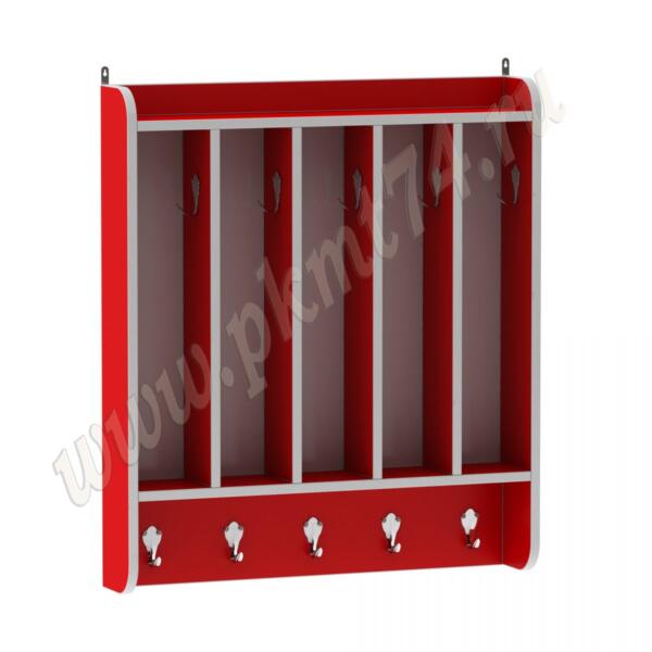 Вешалка для полотенец настенная МТ 17-90 Красный