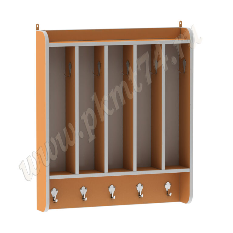 Вешалка для полотенец настенная МТ 17-90 Оранжевый (Манго)