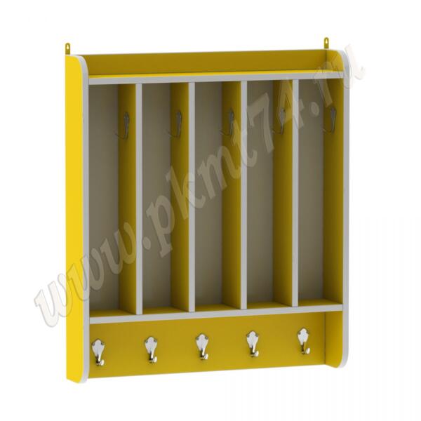 Вешалка для полотенец настенная МТ 17-90 Желтый