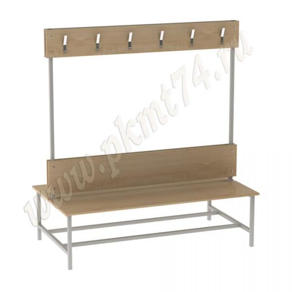 Вешалка для спортивной раздевалки двухсторонняя МТ 05-9 Клён