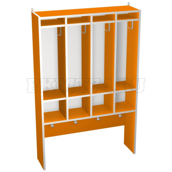 Вешалка настенная для полотенец МТ 17-11 Оранжевый