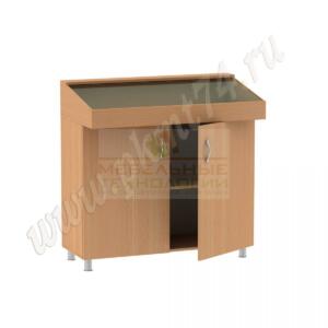 Витрина для школьного музея МТ 12-7 Бук Бавария светлый Витрина для школьного музея МТ 12-7 Бук Бавария светлый