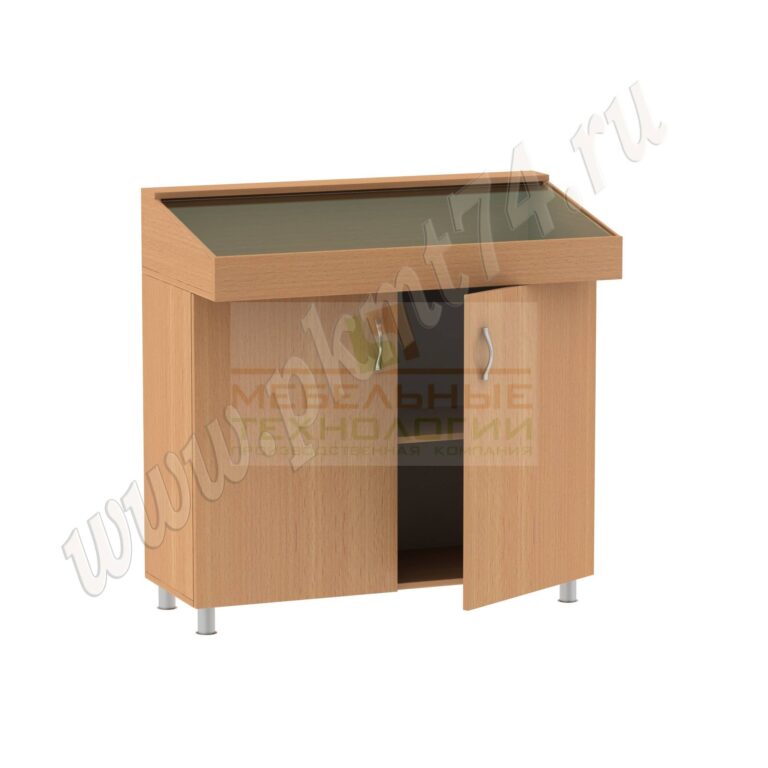 Витрина для школьного музея МТ 12-7 Бук Бавария светлый