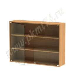 Витрина со стеклянными дверцами МТ 12-1 Бук Бавария светлый Витрина со стеклянными дверцами МТ 12-1 Бук Бавария светлый