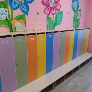 Шкаф для детей трехместный без короба