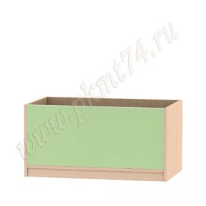 Ящик для игрушек МТ 17-94 Дуб Молочный-Салатовый Ящик для игрушек из ЛДСП в расцветках дуб Молочный-салатовый