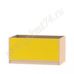 Ящик для игрушек из ЛДСП в расцветках дуб Молочный-жёлтый
